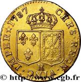 Reverse Louis d'Or 1787 R