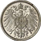Reverse 5 Pfennig 1908 A