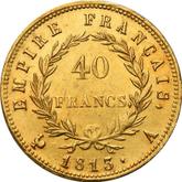 Reverse 40 Francs 1813 A
