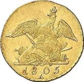 Reverse Frederick D'or 1805 A