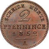 Reverse 2 Pfennig 1852 A