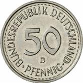 Obverse 50 Pfennig 1994 D