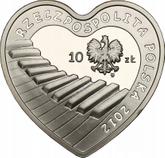 Obverse 10 Zlotych 2012 MW UW 20th Anniversary - Great Orchestra of Christmas Charity