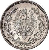 Reverse 50 Pfennig 1878 E
