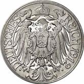 Reverse 25 Pfennig 1912 F
