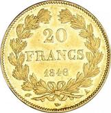 Reverse 20 Francs 1846 A
