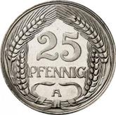 Obverse 25 Pfennig 1910 A
