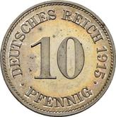 Obverse 10 Pfennig 1915 E