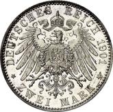 Reverse 2 Mark 1901 A Prussia