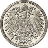 Reverse 5 Pfennig 1911 D