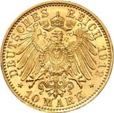 Reverse 10 Mark 1912 D Bayern