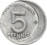 Obverse 5 Pfennig 1948-1950
