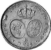 Reverse Double Louis d'Or 1775 B
