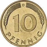 Obverse 10 Pfennig 1986 D
