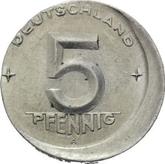 Obverse 5 Pfennig 1952-1953