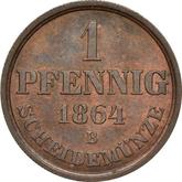Reverse Pfennig 1864 B