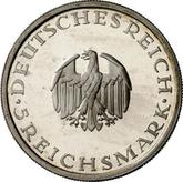 Obverse 5 Reichsmark 1929 F Lessing