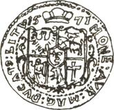 Reverse Ducat 1571 Lithuania