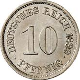 Obverse 10 Pfennig 1899 J