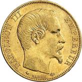 Obverse 20 Francs 1858 BB