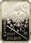 Obverse 10 Zlotych 2007 MW The Mounted Knight