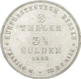Reverse 2 Thaler 1842