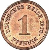 Obverse 1 Pfennig 1910 E