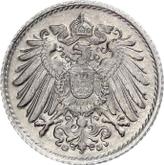 Reverse 5 Pfennig 1915 G