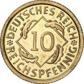 Obverse 10 Reichspfennig 1929 A