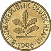 Reverse 10 Pfennig 1996 F