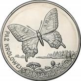 Reverse 20 Zlotych 2001 MW AN Swallowtail butterfly