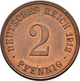 Obverse 2 Pfennig 1912 D