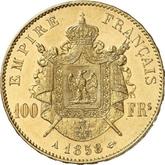 Reverse 100 Francs 1858 A