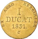 Reverse Ducat 1831 C