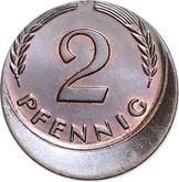 Obverse 2 Pfennig 1950-1969