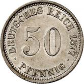 Obverse 50 Pfennig 1877 A