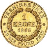 Reverse Krone 1866