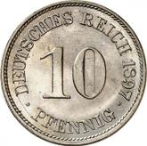 Obverse 10 Pfennig 1897 A