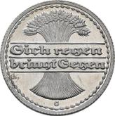 Reverse 50 Pfennig 1922 G