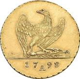 Reverse Frederick D'or 1798 A
