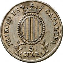 3 Cuartos 1840    "Catalonia"