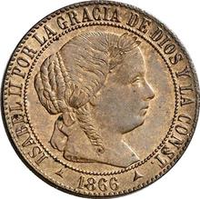 1 Céntimo de escudo 1866  OM 