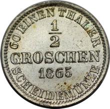 1/2 Groschen 1865  B 