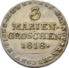 3 Mariengroschen 1818  C.H.H. 
