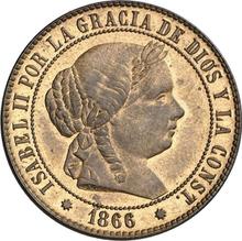 2 1/2 Céntimos de Escudo 1866   