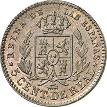 5 Céntimos de real 1858   