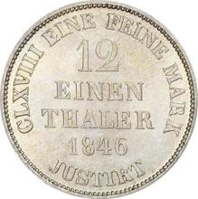 1/12 Thaler 1846  B 