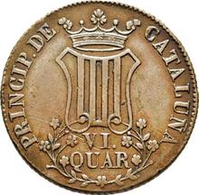 6 Cuartos 1836    "Catalonia"