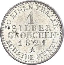 Silber Groschen 1821 A  