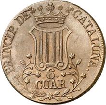 6 Cuartos 1845    "Catalonia"